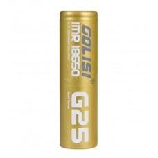 Golisi G25 18650 2500mAh 20A rechargeable battery