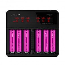 Efest Luc V6 Lithium 3.7V Smart battery  LCD Charger	