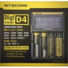 Nitecore D4 LCD Digital charger for NI-MH AA AAA 18650 